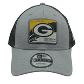 Green Bay Packers New Era 9FORTY Division Champions 2Tone Gray NFL Hat